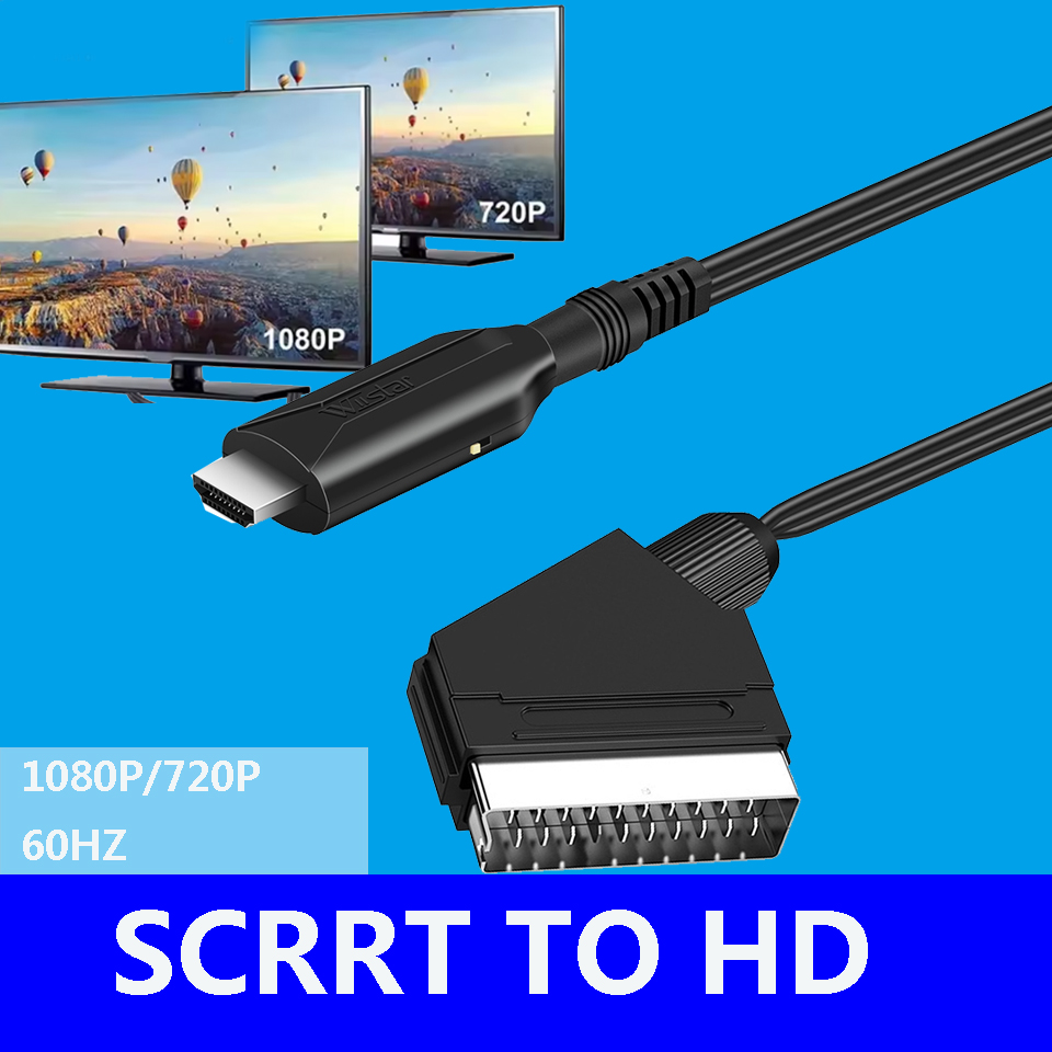 Scart To Hdmi - سكارت إلى HDMI-متوافق /HDMI-متوافق مع محول