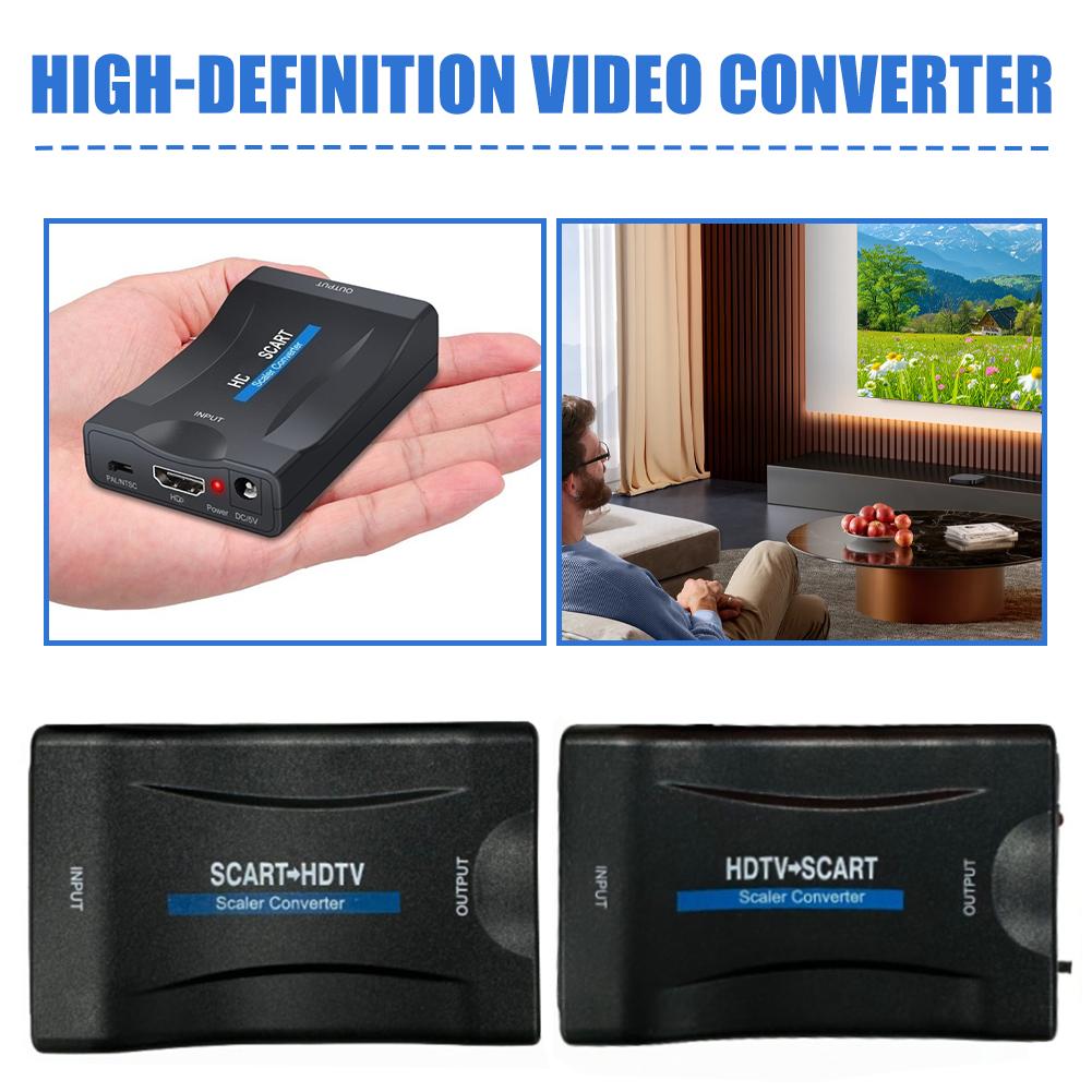 محول فيديو وصوت من HDMI إلى SC - مراجعة Scart To Hdmi وسعره