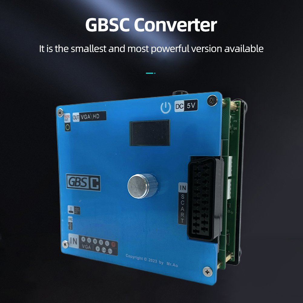 GBS التحكم لعبة فيديو محول إشا - مراجعة Scart To Hdmi وسعره