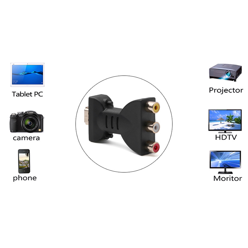 محول HDMI إلى AV 3 RCA Full HD - مراجعة Scart To Hdmi وسعره