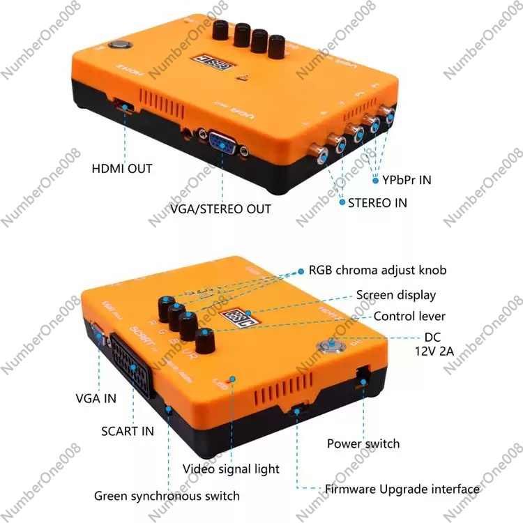 محول فيديو RGBS منخفض الدقة إل - مراجعة Scart To Hdmi وسعره