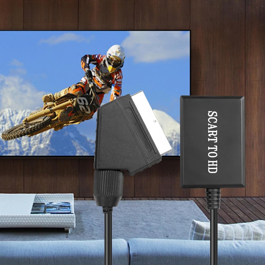 كابل محول صوت عالي الجودة متوا - مراجعة Scart To Hdmi وسعره